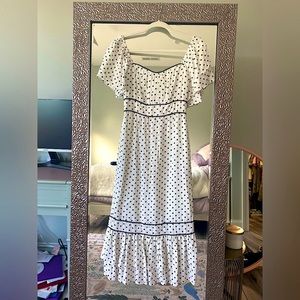 REVOLVE lovers and friends Alba Polka dot midi Dress